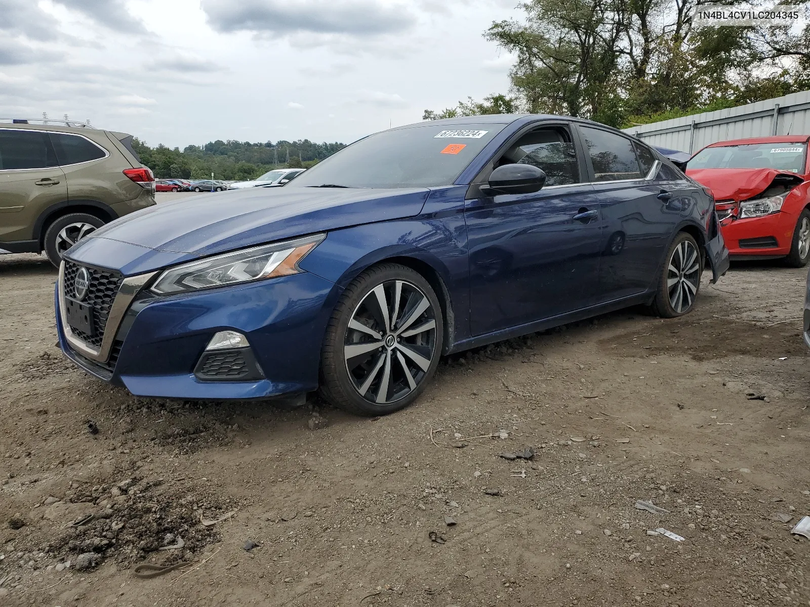 1N4BL4CV1LC204345 2020 Nissan Altima Sr