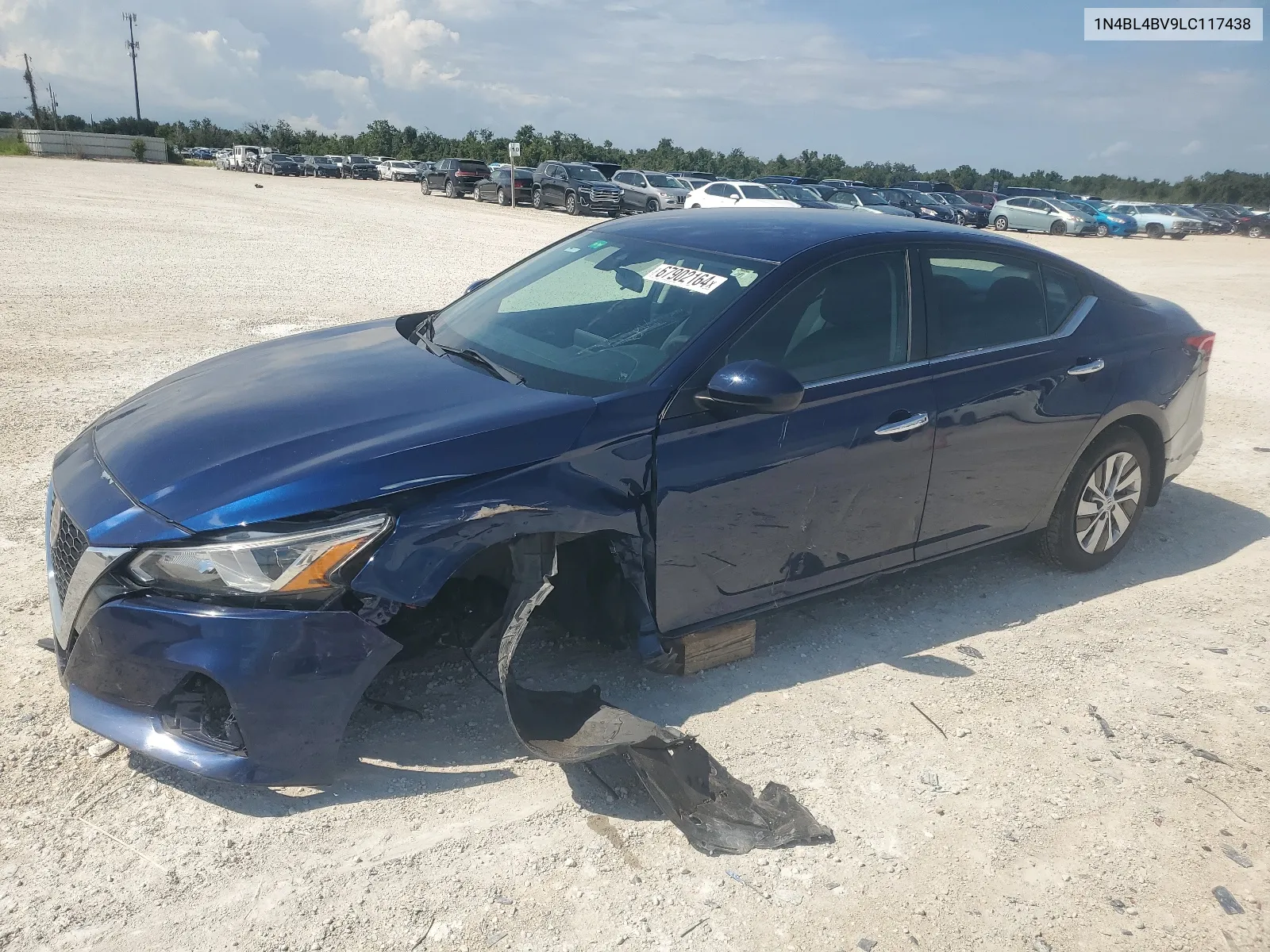 2020 Nissan Altima S VIN: 1N4BL4BV9LC117438 Lot: 67902164