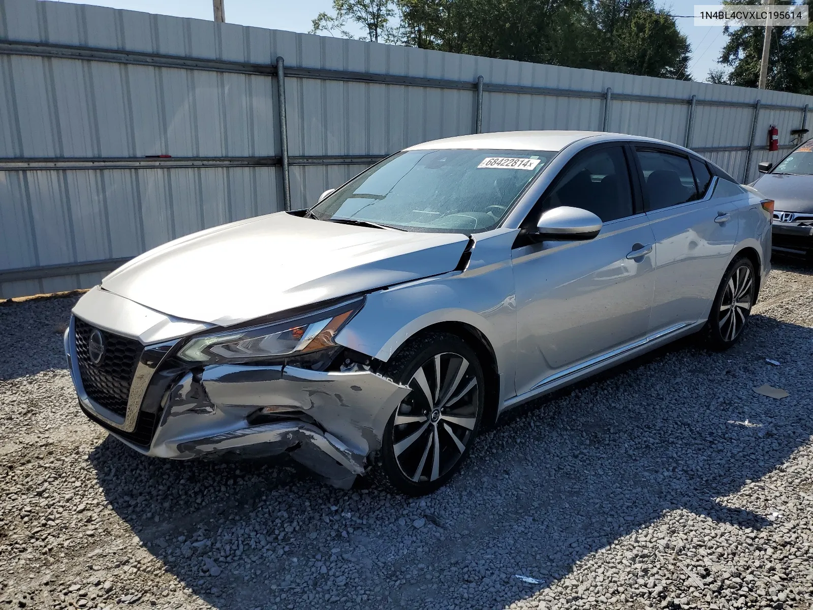 2020 Nissan Altima Sr VIN: 1N4BL4CVXLC195614 Lot: 68422814