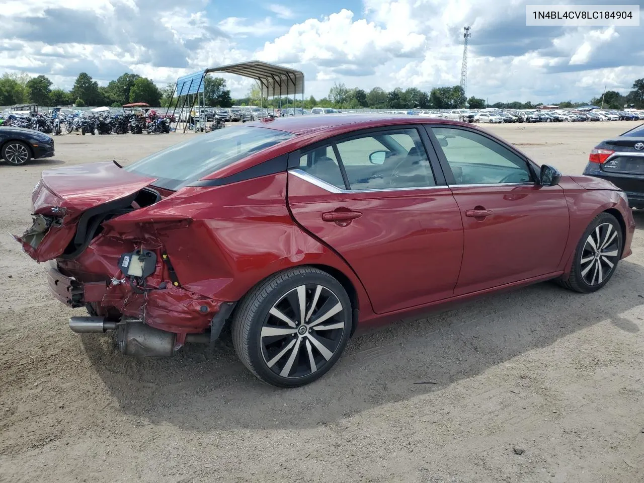 2020 Nissan Altima Sr VIN: 1N4BL4CV8LC184904 Lot: 68851234