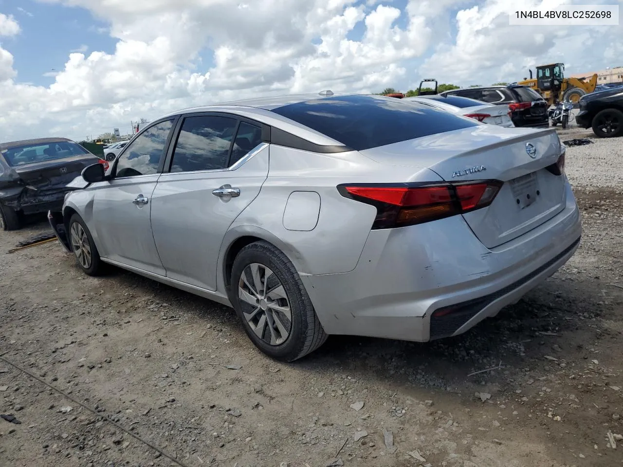 2020 Nissan Altima S VIN: 1N4BL4BV8LC252698 Lot: 69201944