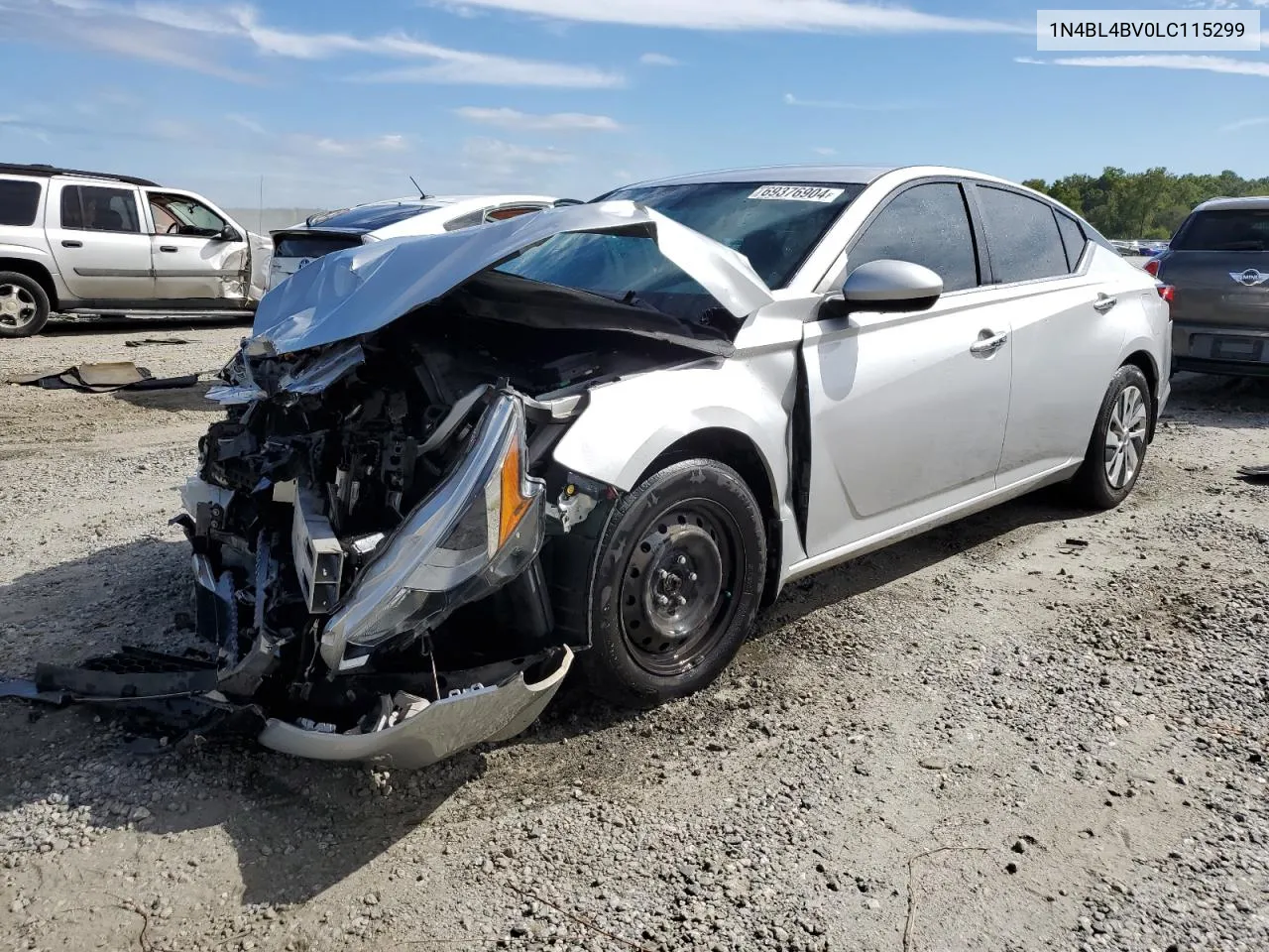 2020 Nissan Altima S VIN: 1N4BL4BV0LC115299 Lot: 69376904