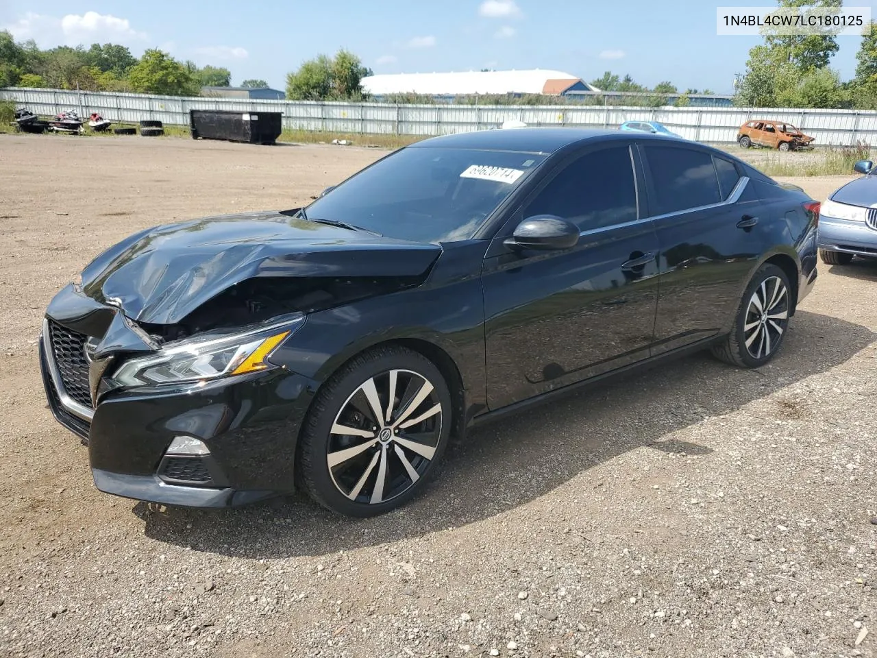 2020 Nissan Altima Sr VIN: 1N4BL4CW7LC180125 Lot: 69620714