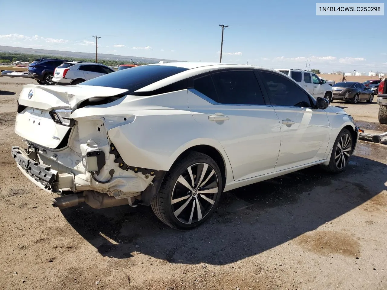 2020 Nissan Altima Sr VIN: 1N4BL4CW5LC250298 Lot: 69862174