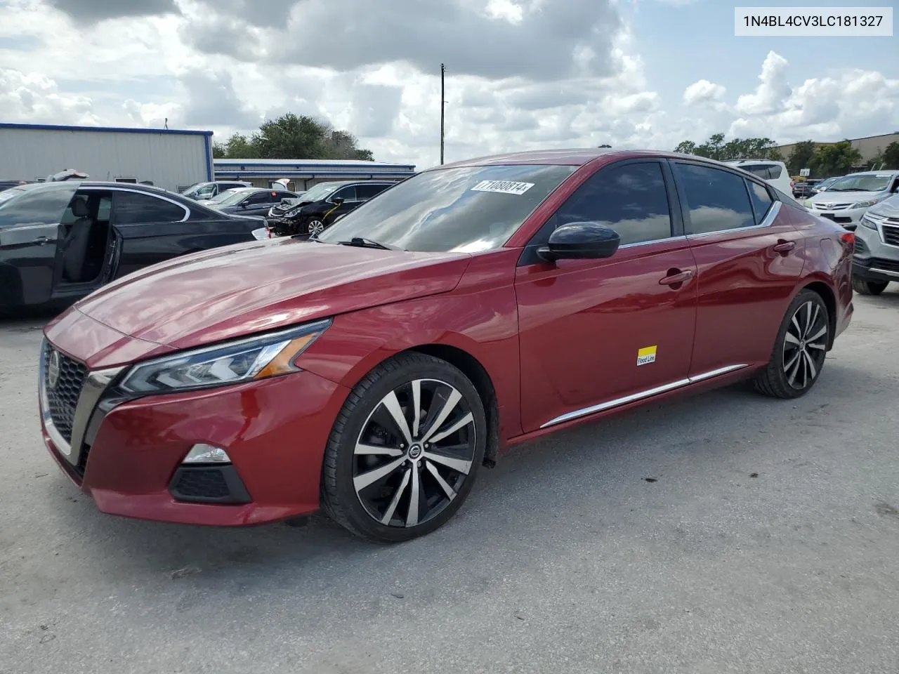 2020 Nissan Altima Sr VIN: 1N4BL4CV3LC181327 Lot: 71080814