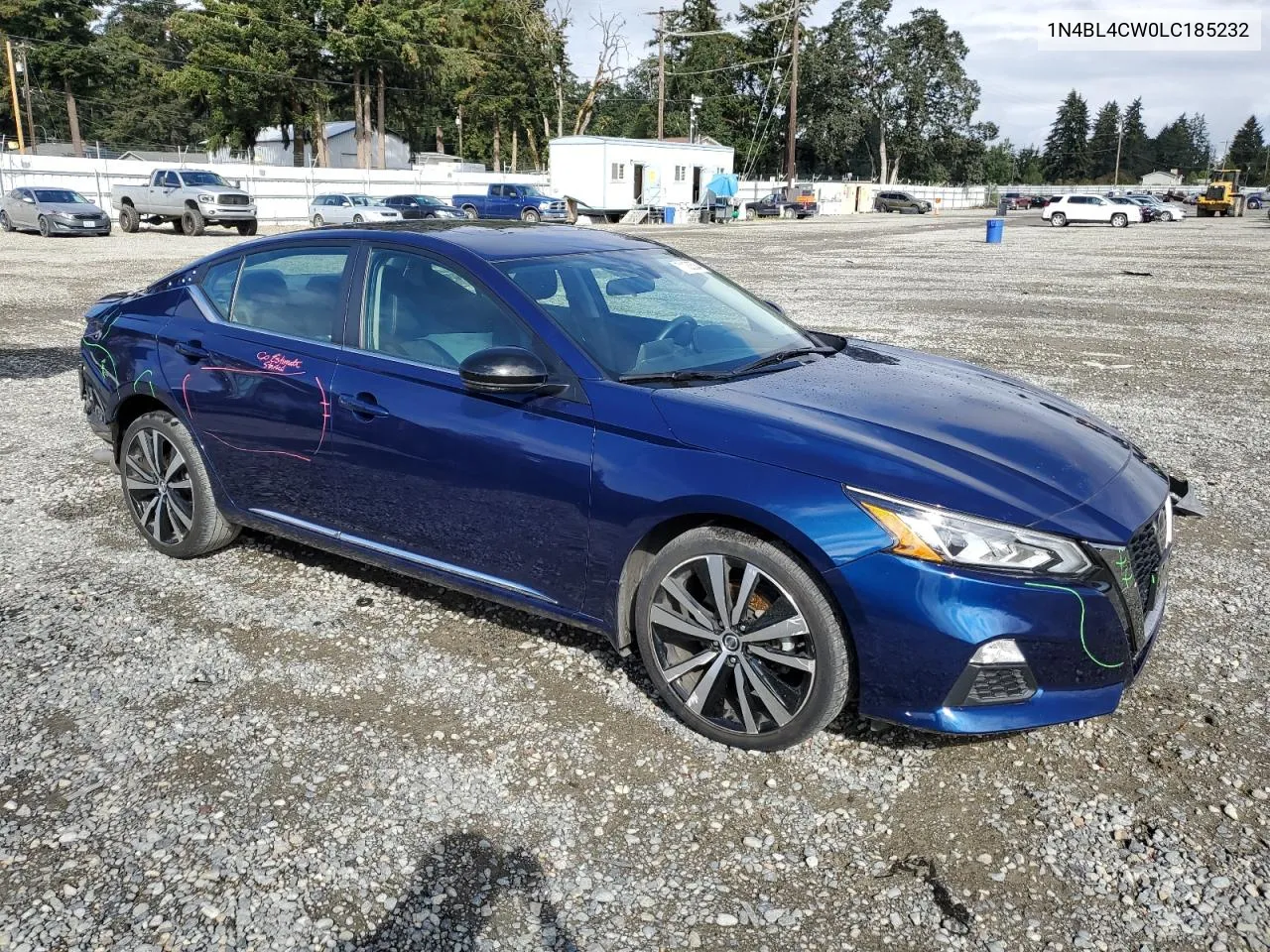 2020 Nissan Altima Sr VIN: 1N4BL4CW0LC185232 Lot: 71120534