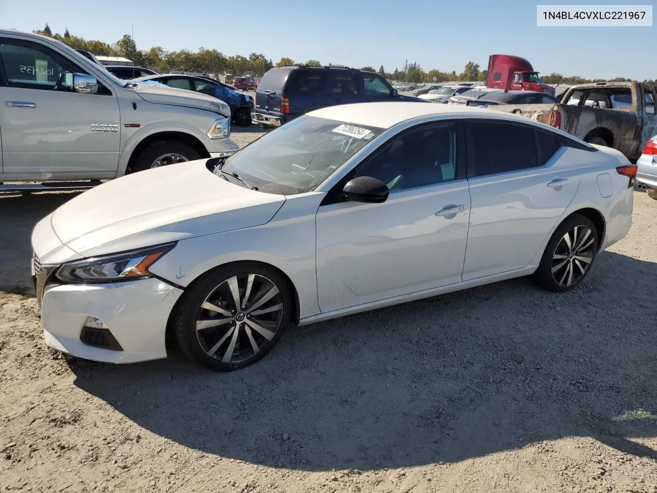 2020 Nissan Altima Sr VIN: 1N4BL4CVXLC221967 Lot: 71286354