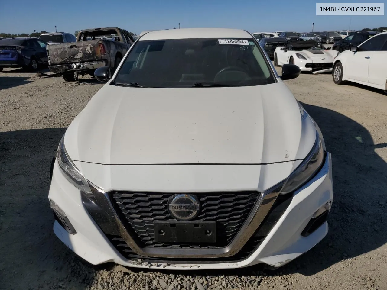 2020 Nissan Altima Sr VIN: 1N4BL4CVXLC221967 Lot: 71286354