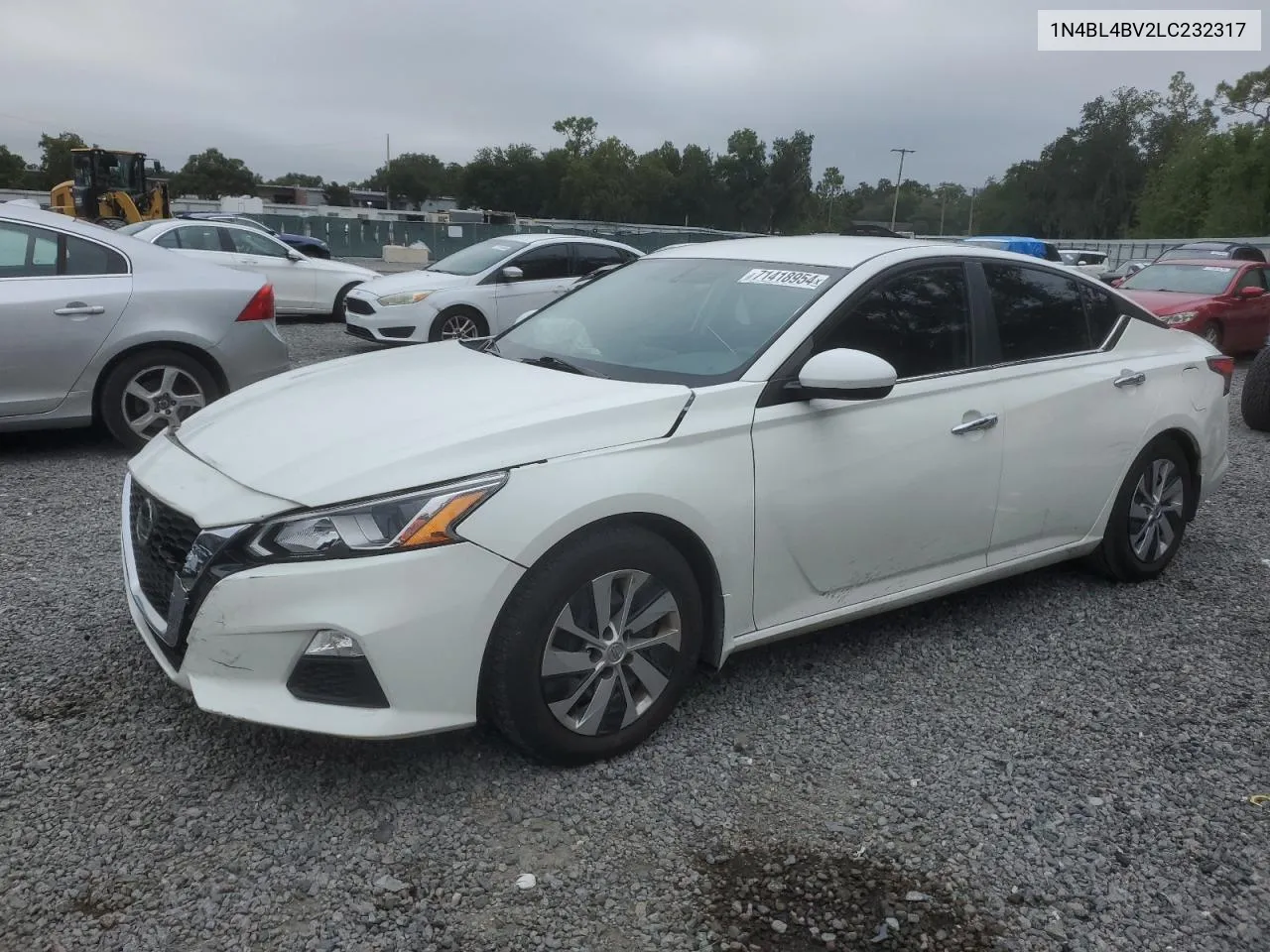 2020 Nissan Altima S VIN: 1N4BL4BV2LC232317 Lot: 71418954