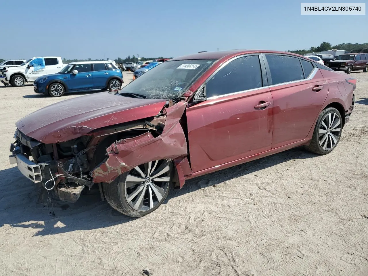 2020 Nissan Altima Sr VIN: 1N4BL4CV2LN305740 Lot: 71450754