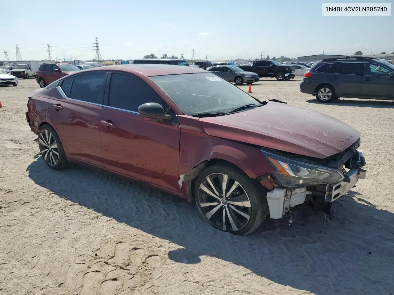 2020 Nissan Altima Sr VIN: 1N4BL4CV2LN305740 Lot: 71450754