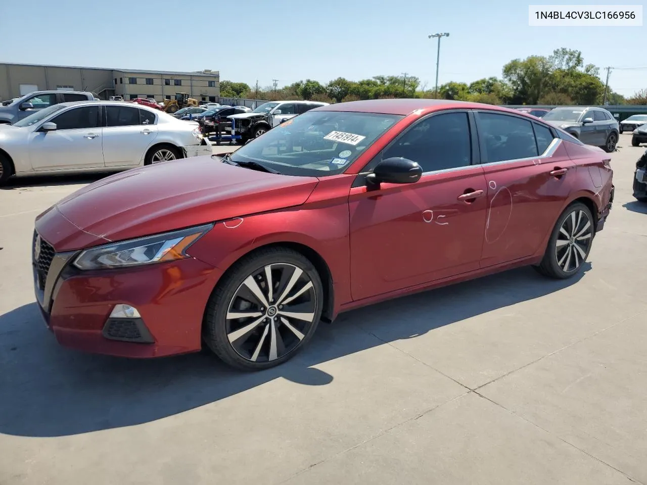 2020 Nissan Altima Sr VIN: 1N4BL4CV3LC166956 Lot: 71451914