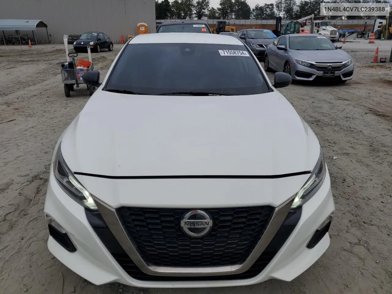 2020 Nissan Altima Sr VIN: 1N4BL4CV7LC239388 Lot: 71558754