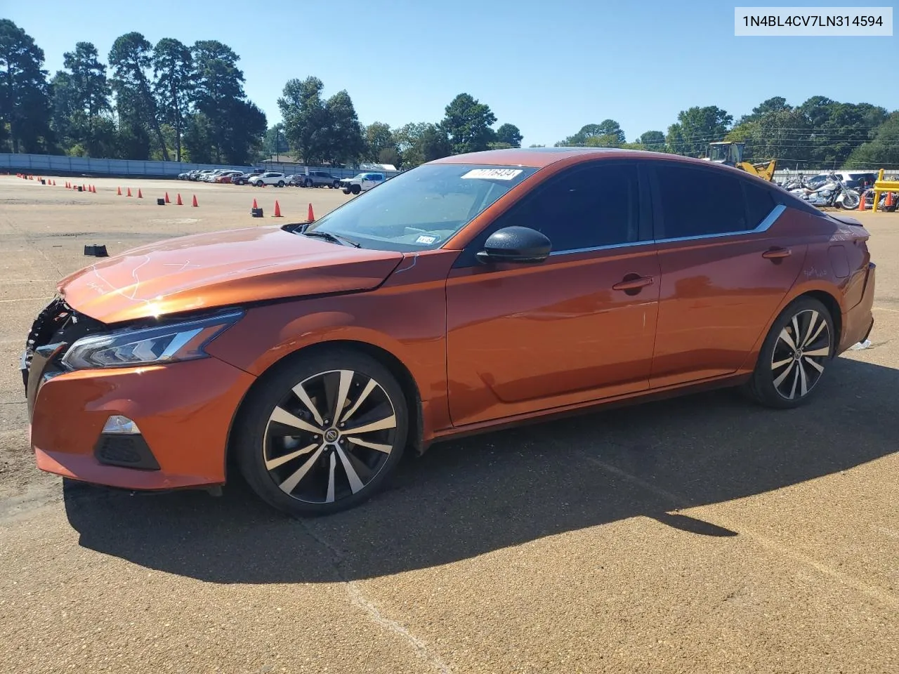 2020 Nissan Altima Sr VIN: 1N4BL4CV7LN314594 Lot: 71716434