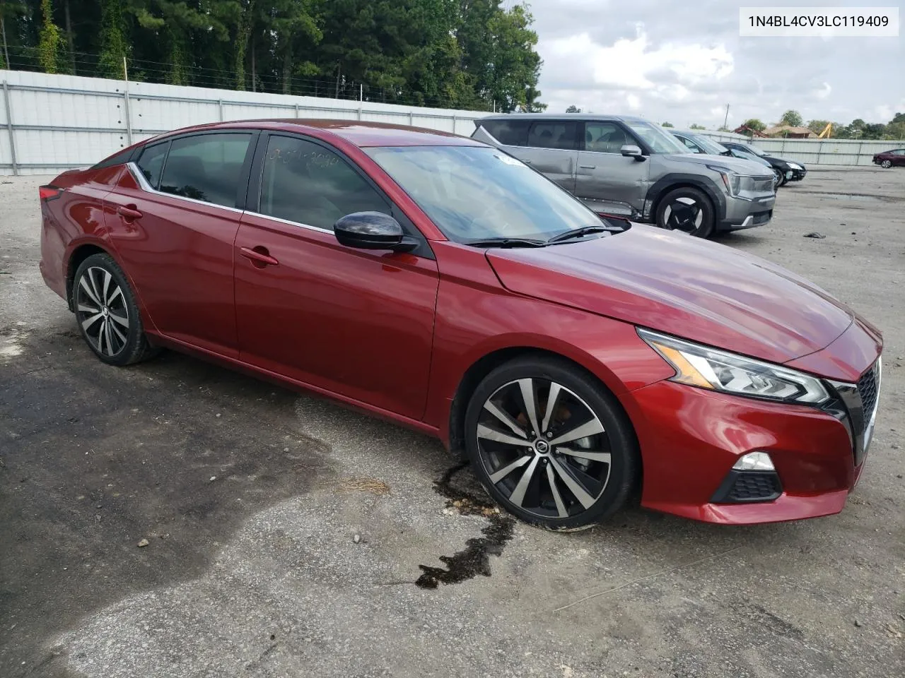 2020 Nissan Altima Sr VIN: 1N4BL4CV3LC119409 Lot: 71951824