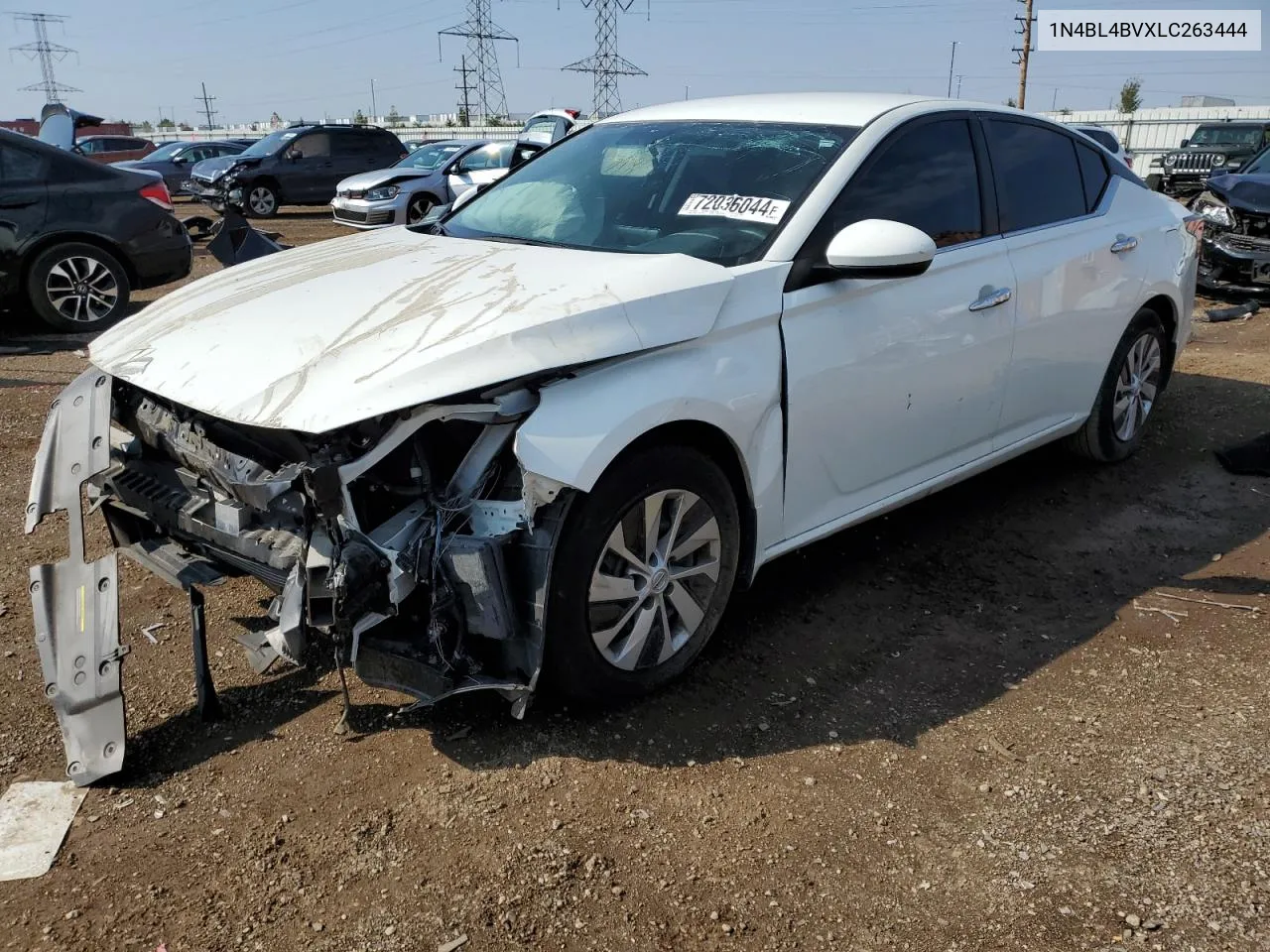 2020 Nissan Altima S VIN: 1N4BL4BVXLC263444 Lot: 72036044