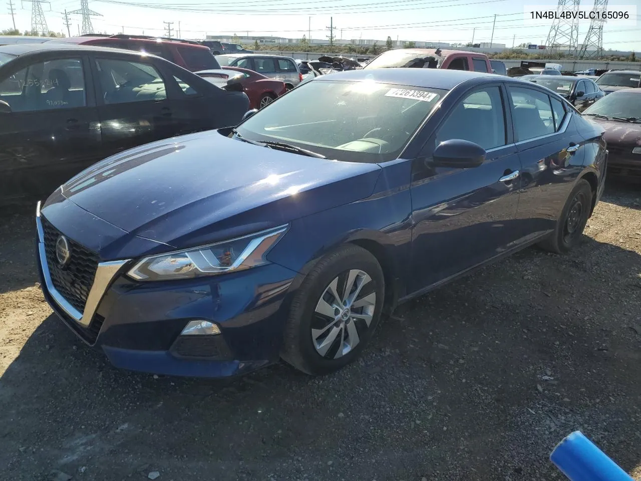 2020 Nissan Altima S VIN: 1N4BL4BV5LC165096 Lot: 72260394