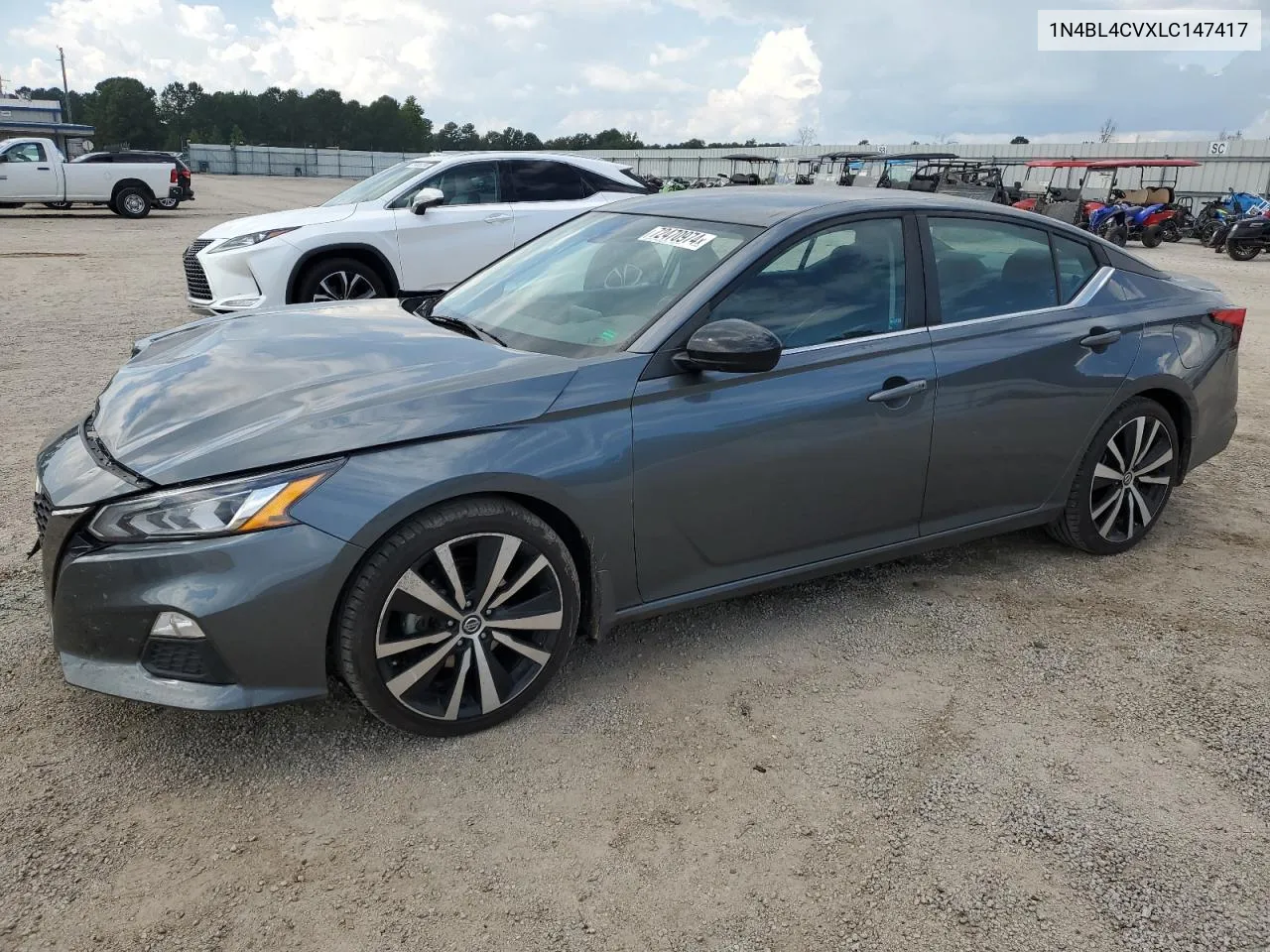 2020 Nissan Altima Sr VIN: 1N4BL4CVXLC147417 Lot: 72470974