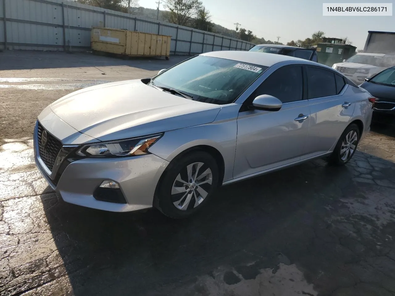 2020 Nissan Altima S VIN: 1N4BL4BV6LC286171 Lot: 72517804