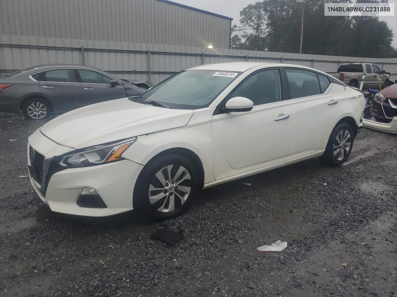 2020 Nissan Altima S VIN: 1N4BL4BW6LC231888 Lot: 72653374