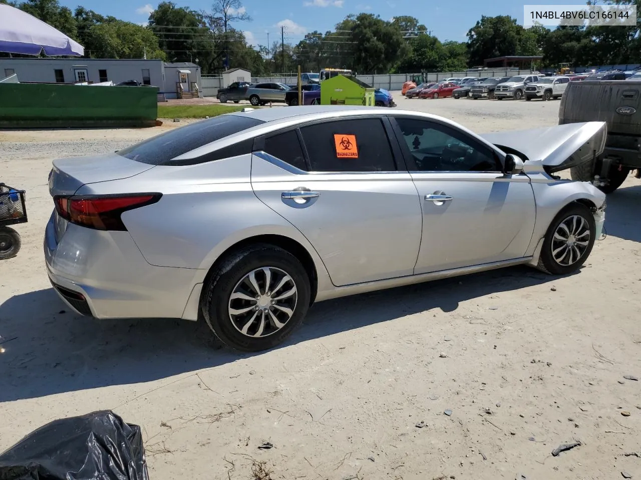 2020 Nissan Altima S VIN: 1N4BL4BV6LC166144 Lot: 72689714