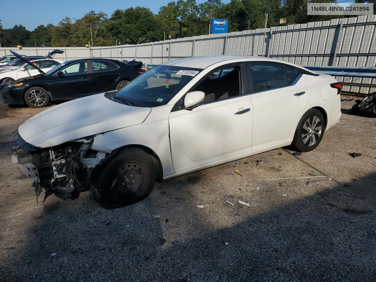 2020 Nissan Altima S VIN: 1N4BL4BV8LC241894 Lot: 72732594