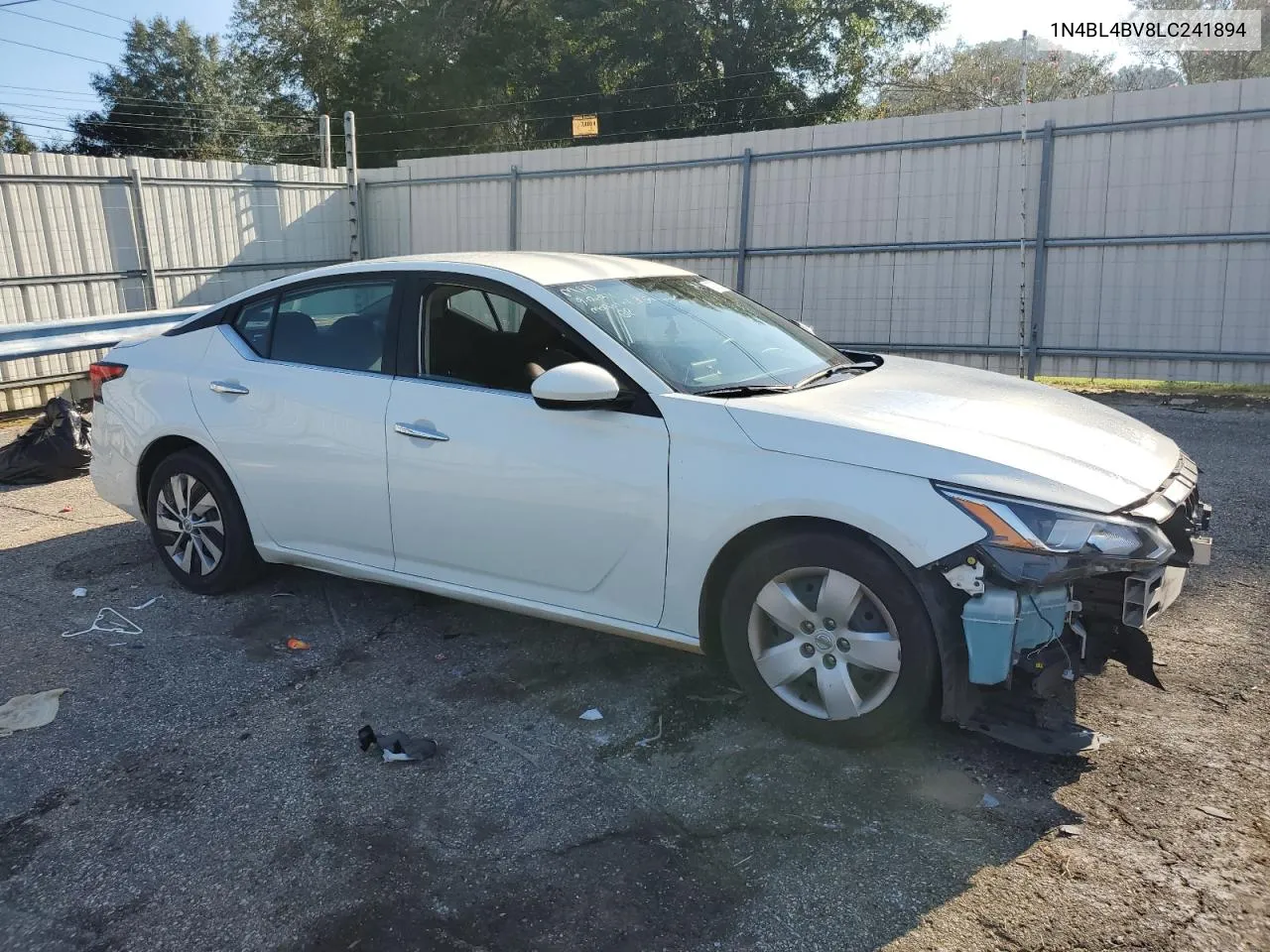 2020 Nissan Altima S VIN: 1N4BL4BV8LC241894 Lot: 72732594