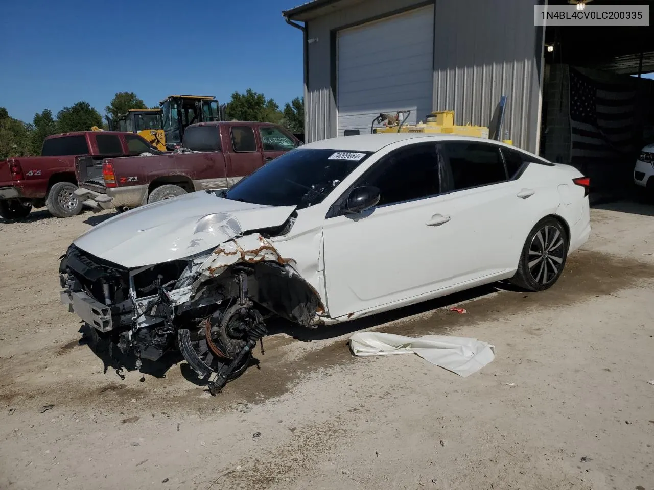 2020 Nissan Altima Sr VIN: 1N4BL4CV0LC200335 Lot: 74099064