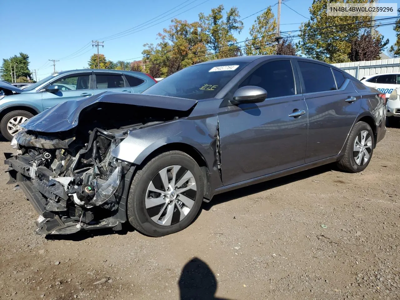 2020 Nissan Altima S VIN: 1N4BL4BW0LC259296 Lot: 75457764