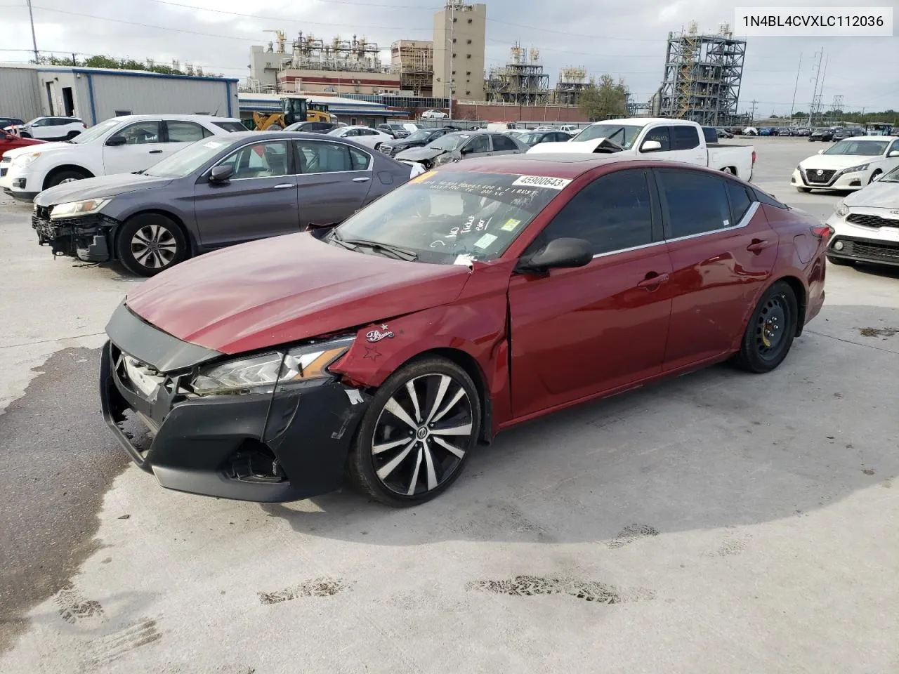 2020 Nissan Altima Sr VIN: 1N4BL4CVXLC112036 Lot: 75641624