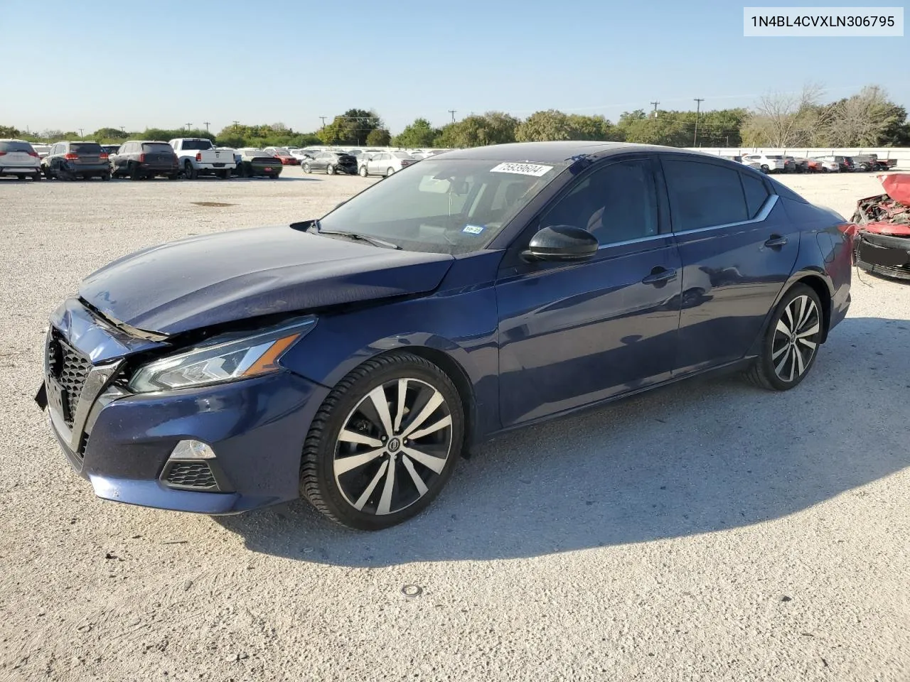 2020 Nissan Altima Sr VIN: 1N4BL4CVXLN306795 Lot: 75939604