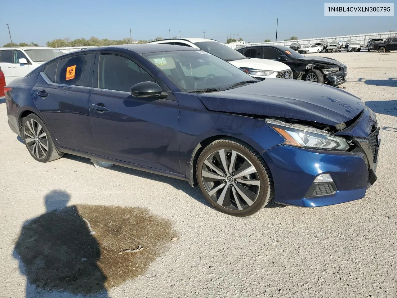 2020 Nissan Altima Sr VIN: 1N4BL4CVXLN306795 Lot: 75939604