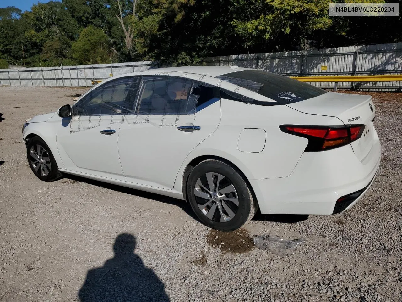 2020 Nissan Altima S VIN: 1N4BL4BV6LC220204 Lot: 76943324