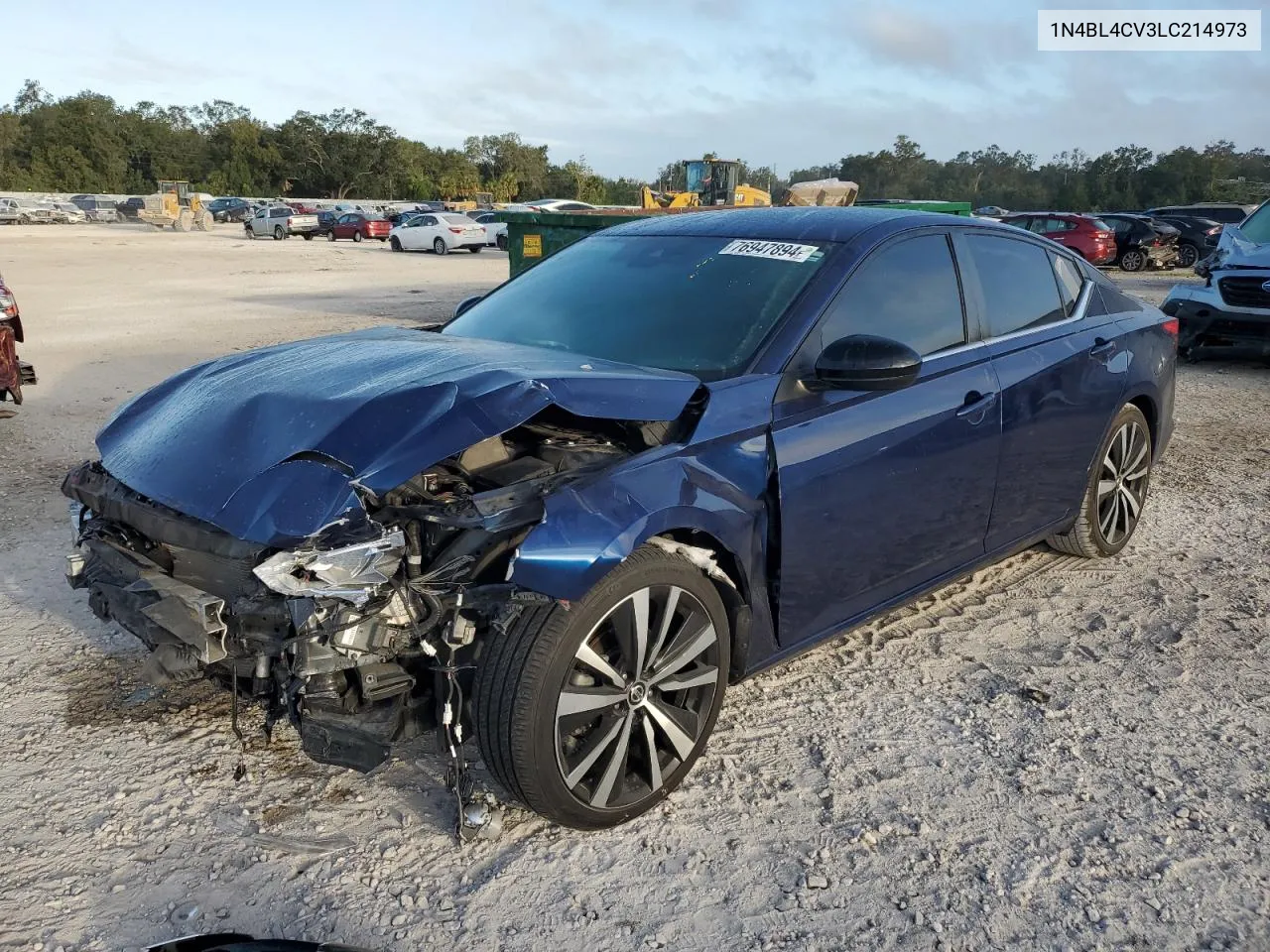 1N4BL4CV3LC214973 2020 Nissan Altima Sr