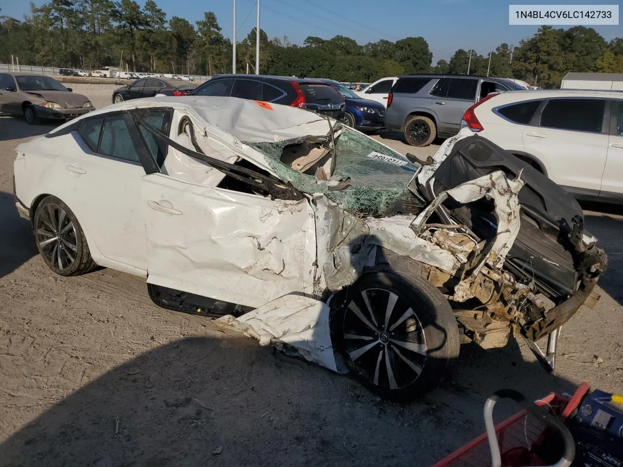 2020 Nissan Altima Sr VIN: 1N4BL4CV6LC142733 Lot: 77257654