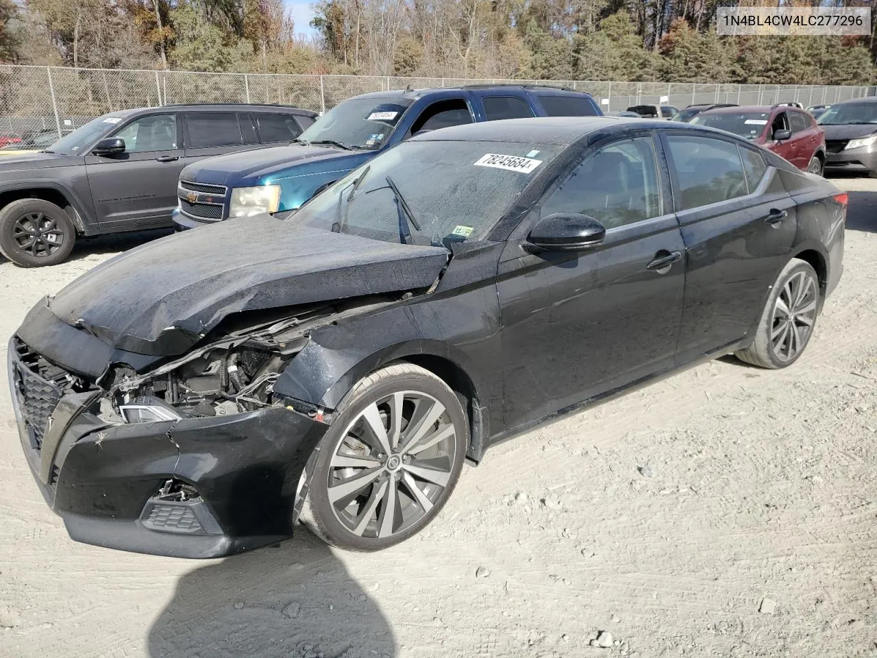 2020 Nissan Altima Sr VIN: 1N4BL4CW4LC277296 Lot: 78245684