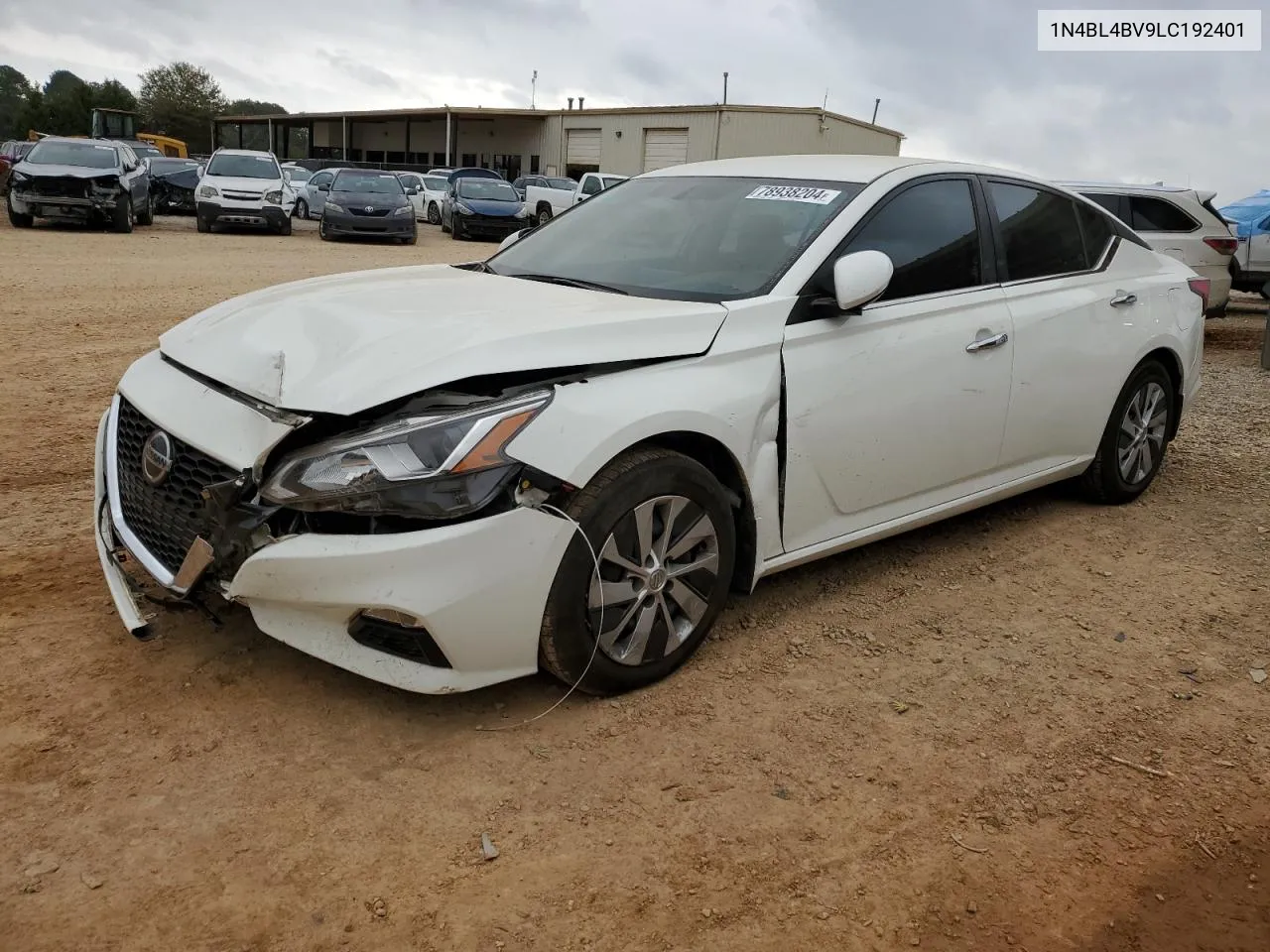 2020 Nissan Altima S VIN: 1N4BL4BV9LC192401 Lot: 78938204