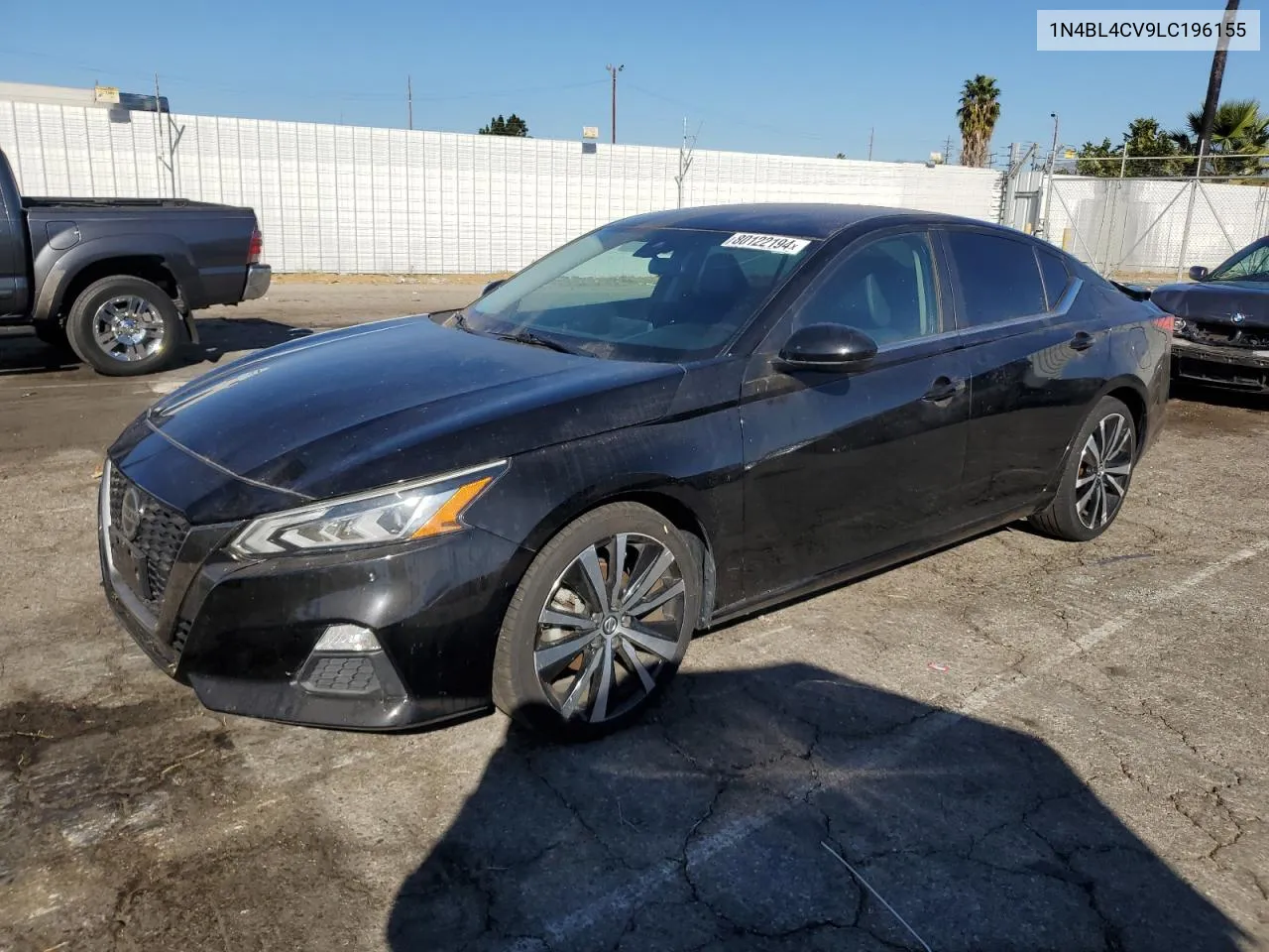 2020 Nissan Altima Sr VIN: 1N4BL4CV9LC196155 Lot: 80122194