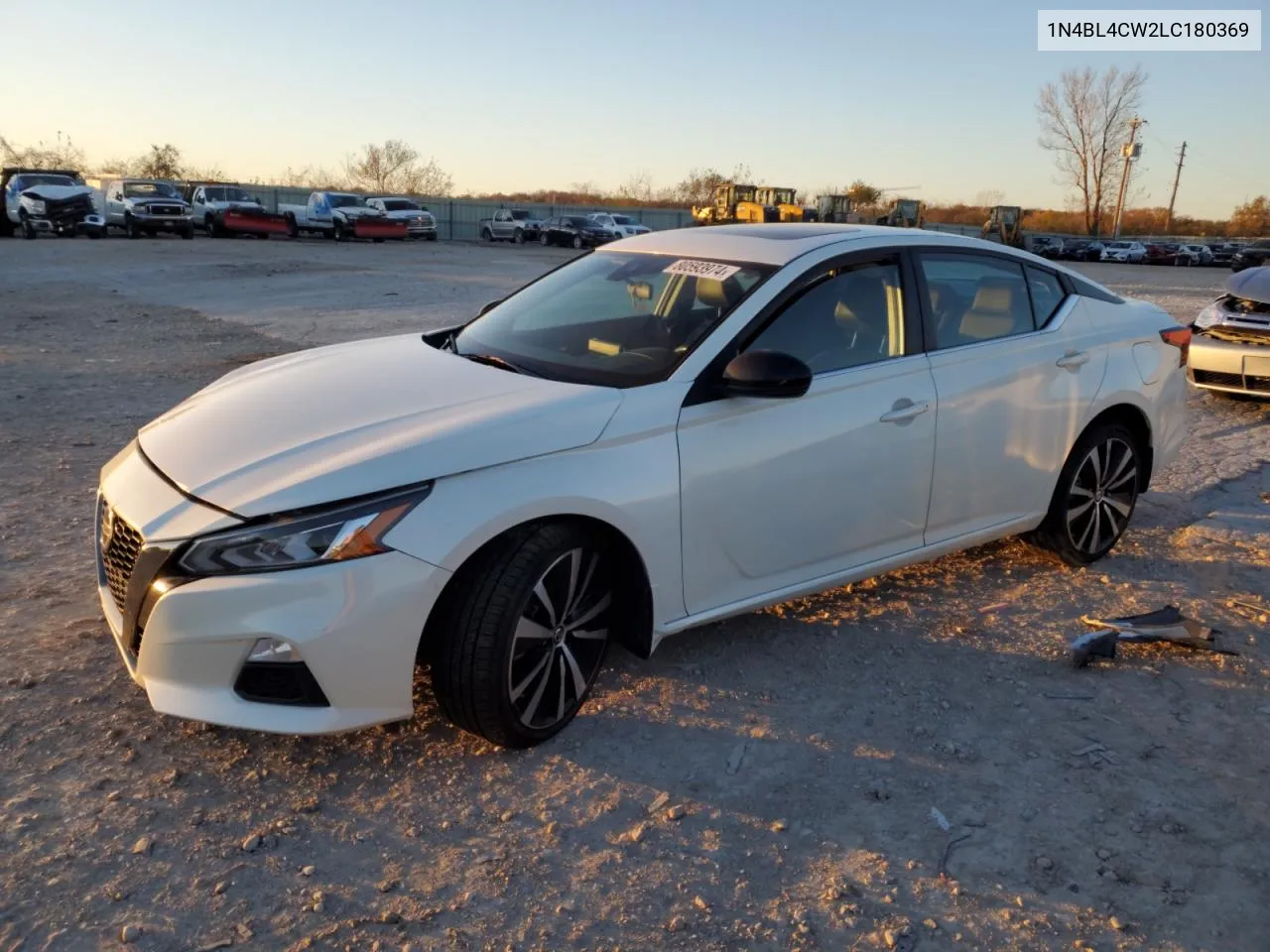 2020 Nissan Altima Sr VIN: 1N4BL4CW2LC180369 Lot: 80593974