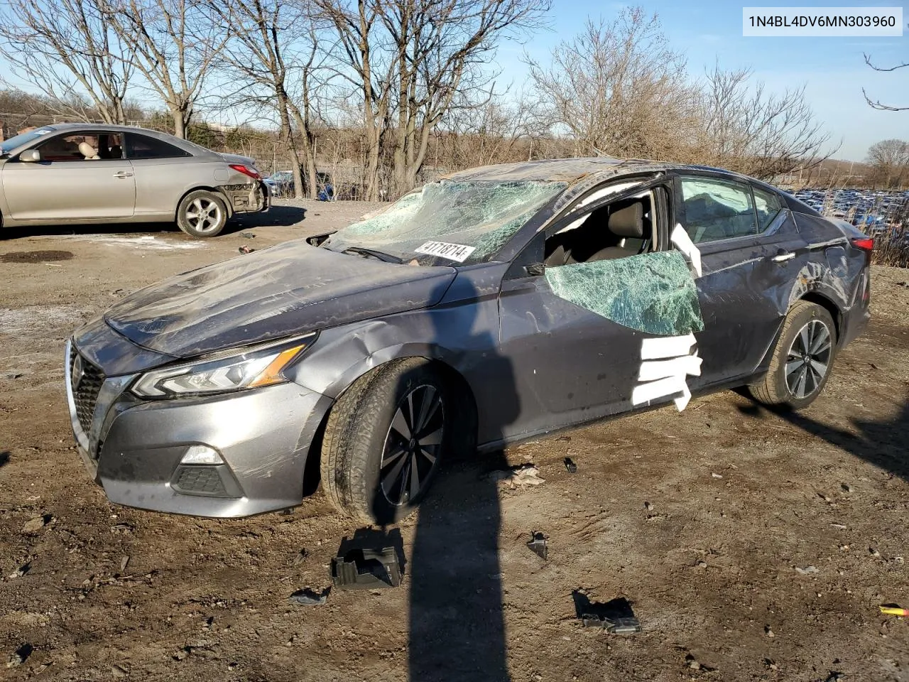 2021 Nissan Altima Sv VIN: 1N4BL4DV6MN303960 Lot: 41718714