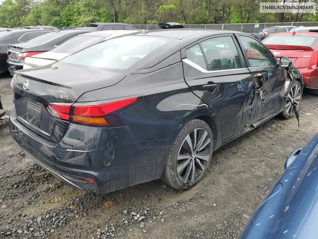 2021 Nissan Altima Sr VIN: 1N4BL4CV3MN340448 Lot: 49274754