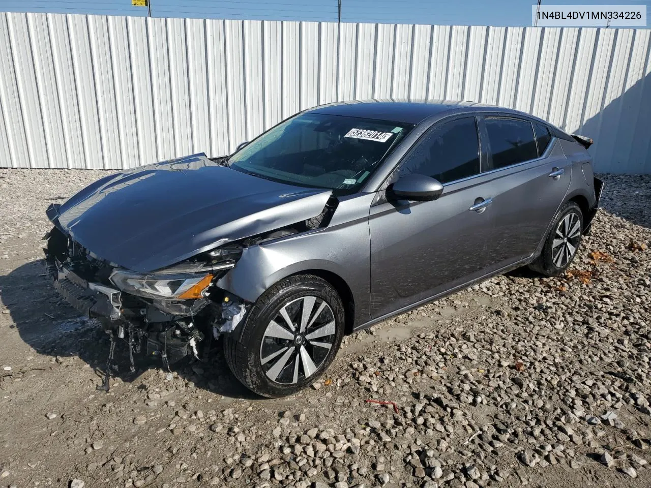 2021 Nissan Altima Sv VIN: 1N4BL4DV1MN334226 Lot: 52382014