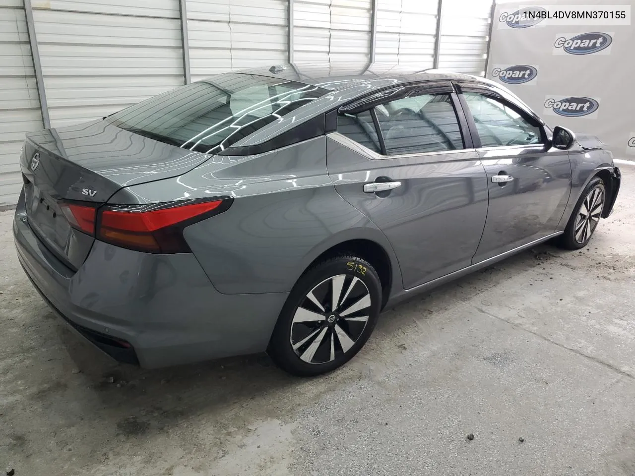 2021 Nissan Altima Sv VIN: 1N4BL4DV8MN370155 Lot: 57416254