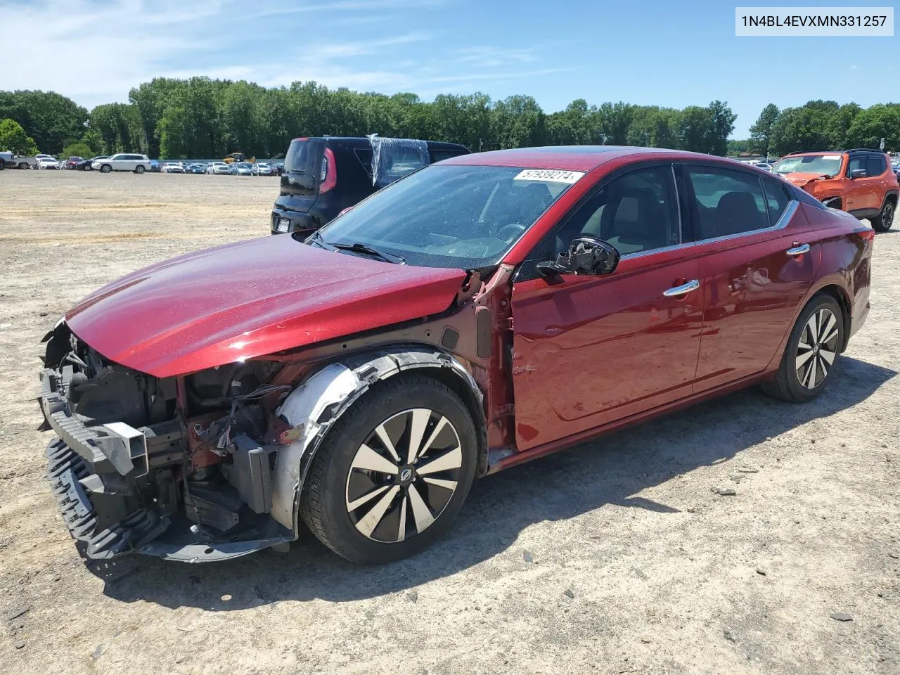 2021 Nissan Altima Sl VIN: 1N4BL4EVXMN331257 Lot: 57939274