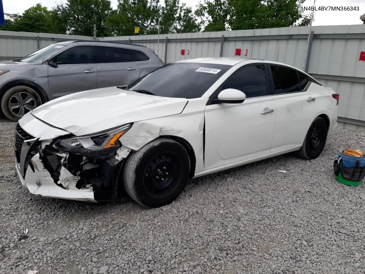 2021 Nissan Altima S VIN: 1N4BL4BV7MN366343 Lot: 60688814