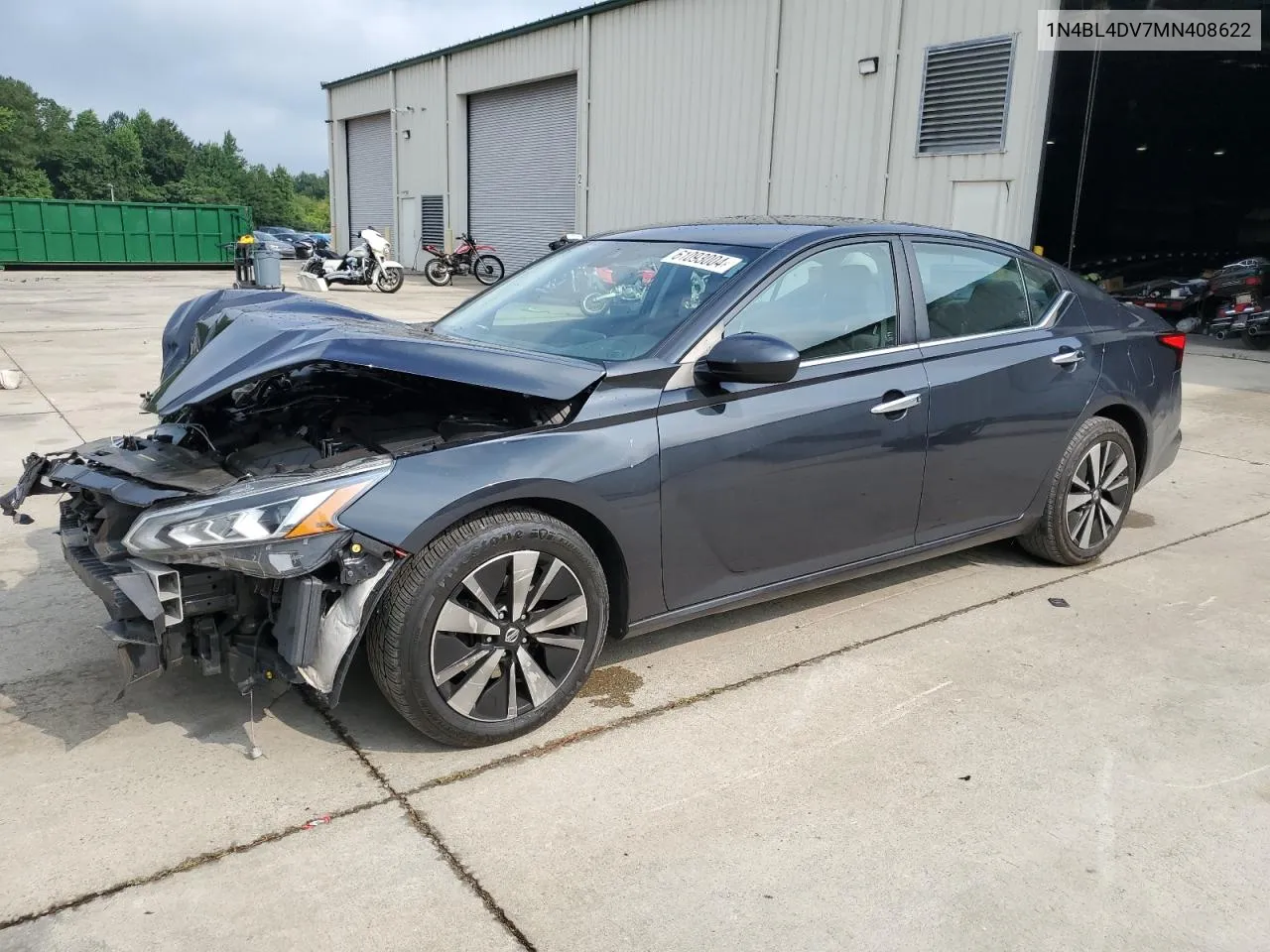 2021 Nissan Altima Sv VIN: 1N4BL4DV7MN408622 Lot: 61093004