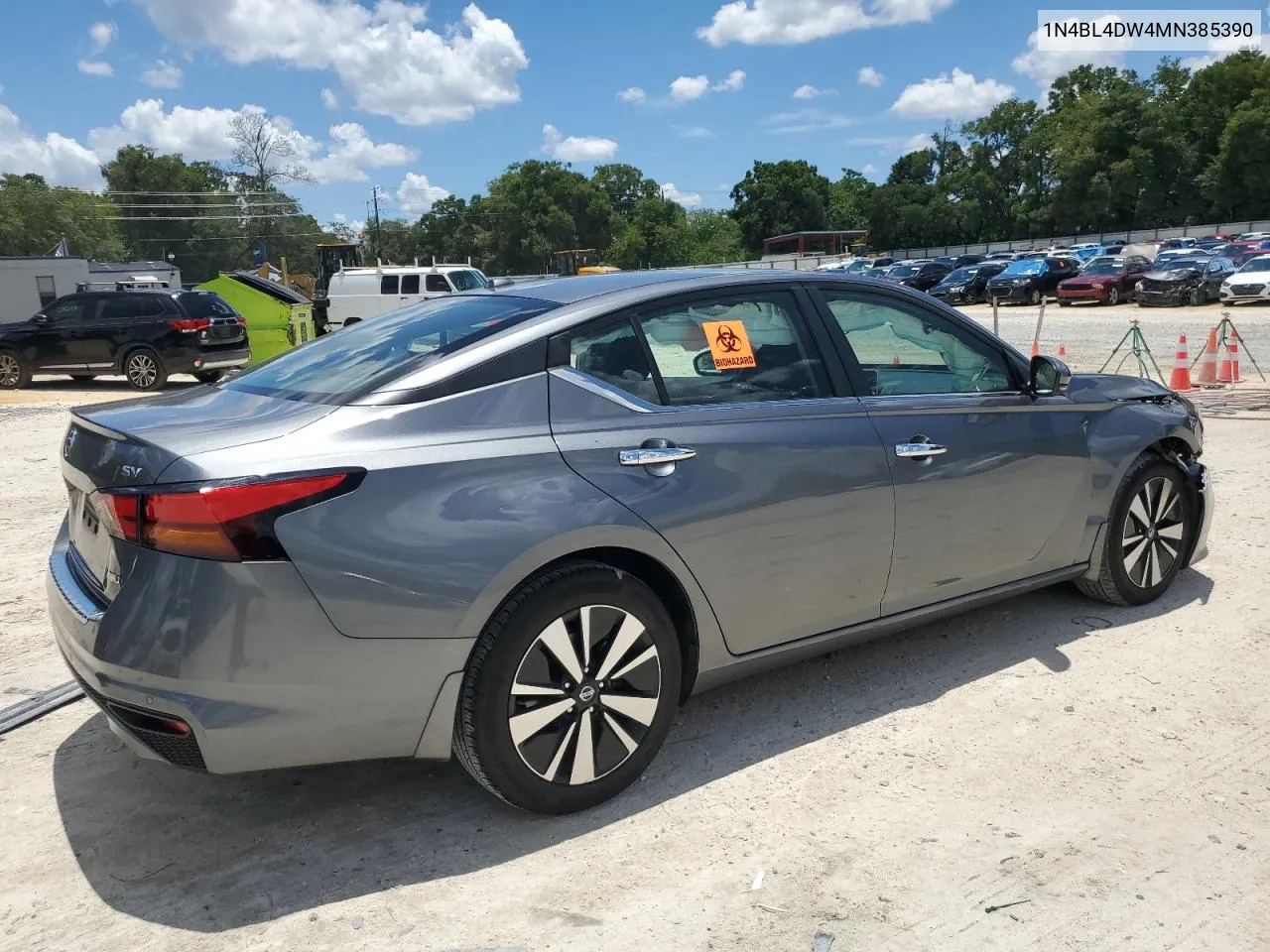 2021 Nissan Altima Sv VIN: 1N4BL4DW4MN385390 Lot: 61571774