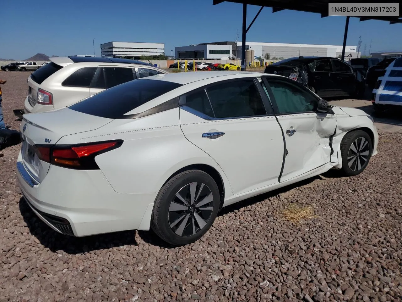 2021 Nissan Altima Sv VIN: 1N4BL4DV3MN317203 Lot: 61788384