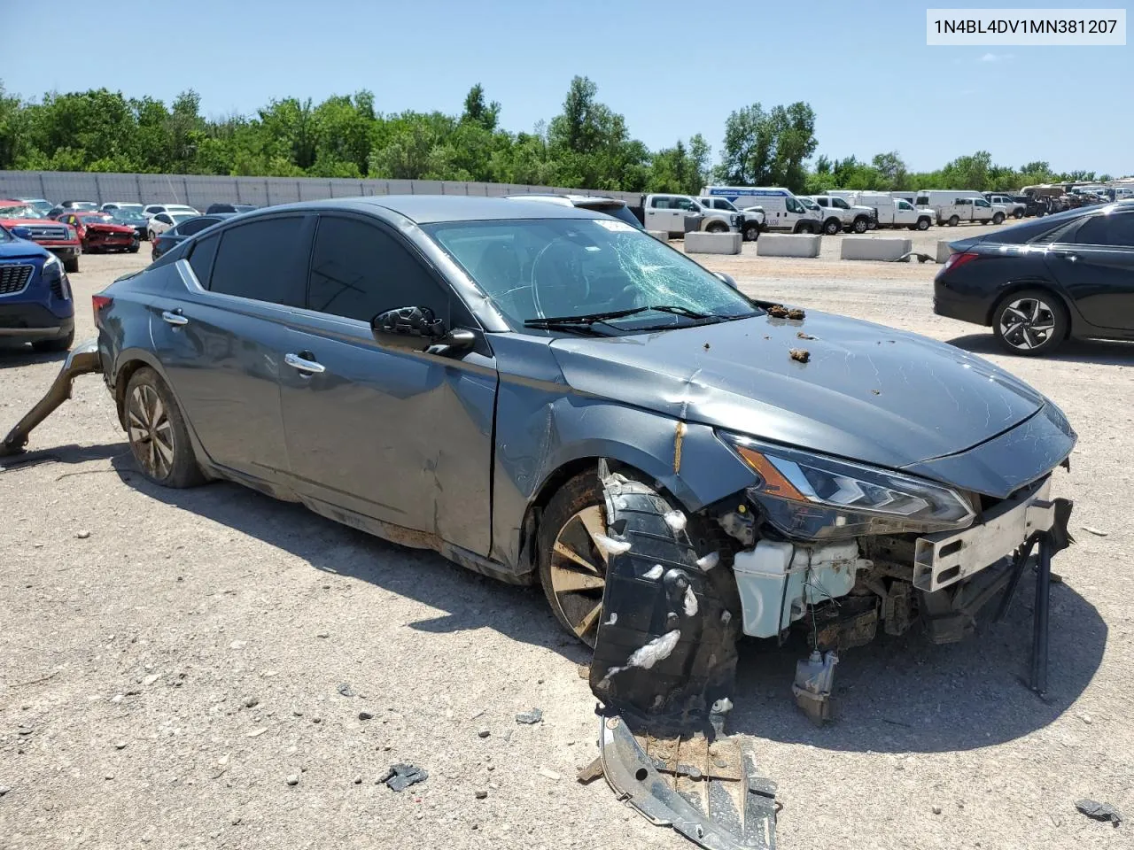 2021 Nissan Altima Sv VIN: 1N4BL4DV1MN381207 Lot: 62222784