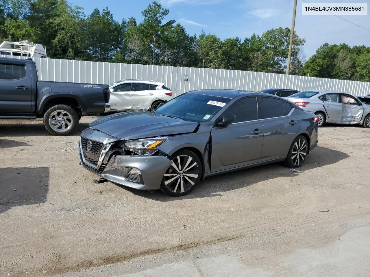 1N4BL4CV3MN385681 2021 Nissan Altima Sr